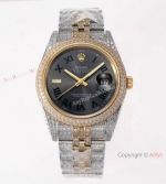 TW Factory Swiss Rolex Iced Out Datejust Watch Two Tone Grey Dial 41mm_th.jpg